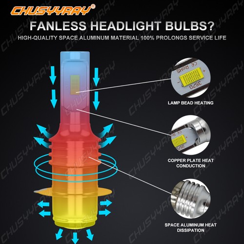 For Yamaha KODIAK 400 4X4 Auto 2000-2006 Xenon HID Hyper Light Headlight Bulbs - Bild 7 von 12