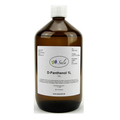 Sala d-Panthenol 75% Provitamin B5 1000 ml 1 L Liter Glasflasche