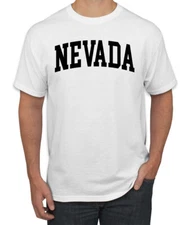 State of Nevada College Style Black Fashion Men T-Shirt