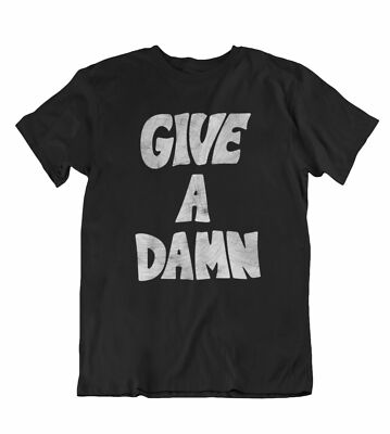 Herren Give a Damn BIO T-Shirt Musik wie getragen von Alex Turner of Arctic Monkeys