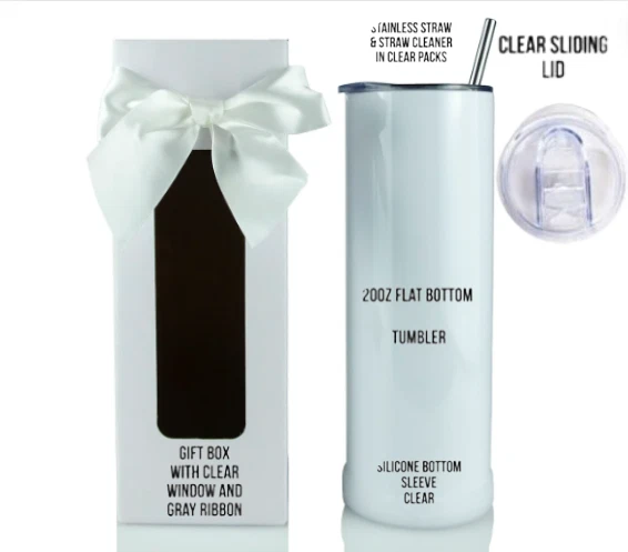 Cinde 20oz Stainless Steel Tumbler with Lid and Straw