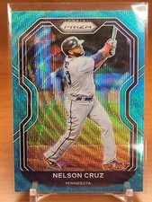2021 Panini Prizm Baseball NELSON CRUZ #200 TEAL WAVE PRIZM Twins TIER II SP