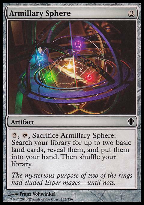 Magic the Gathering MTG Armillary Sphere (235) Commander 2013   LP