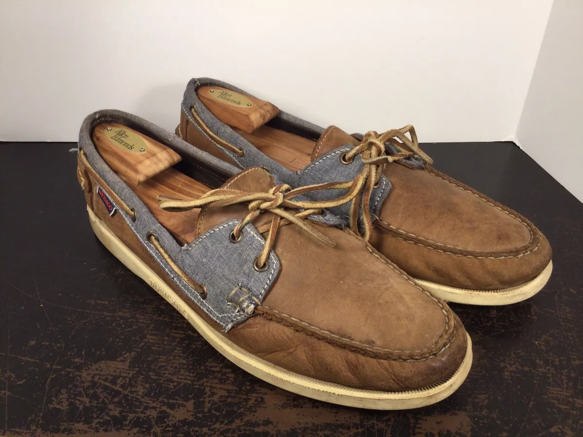 Authentic Sebago Docksides Loafers Men s Size 11.5 M Leather Boat