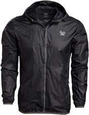 Vortex Optics Men's Storm Silencer Full Zip Rain Breaker Jacket Black