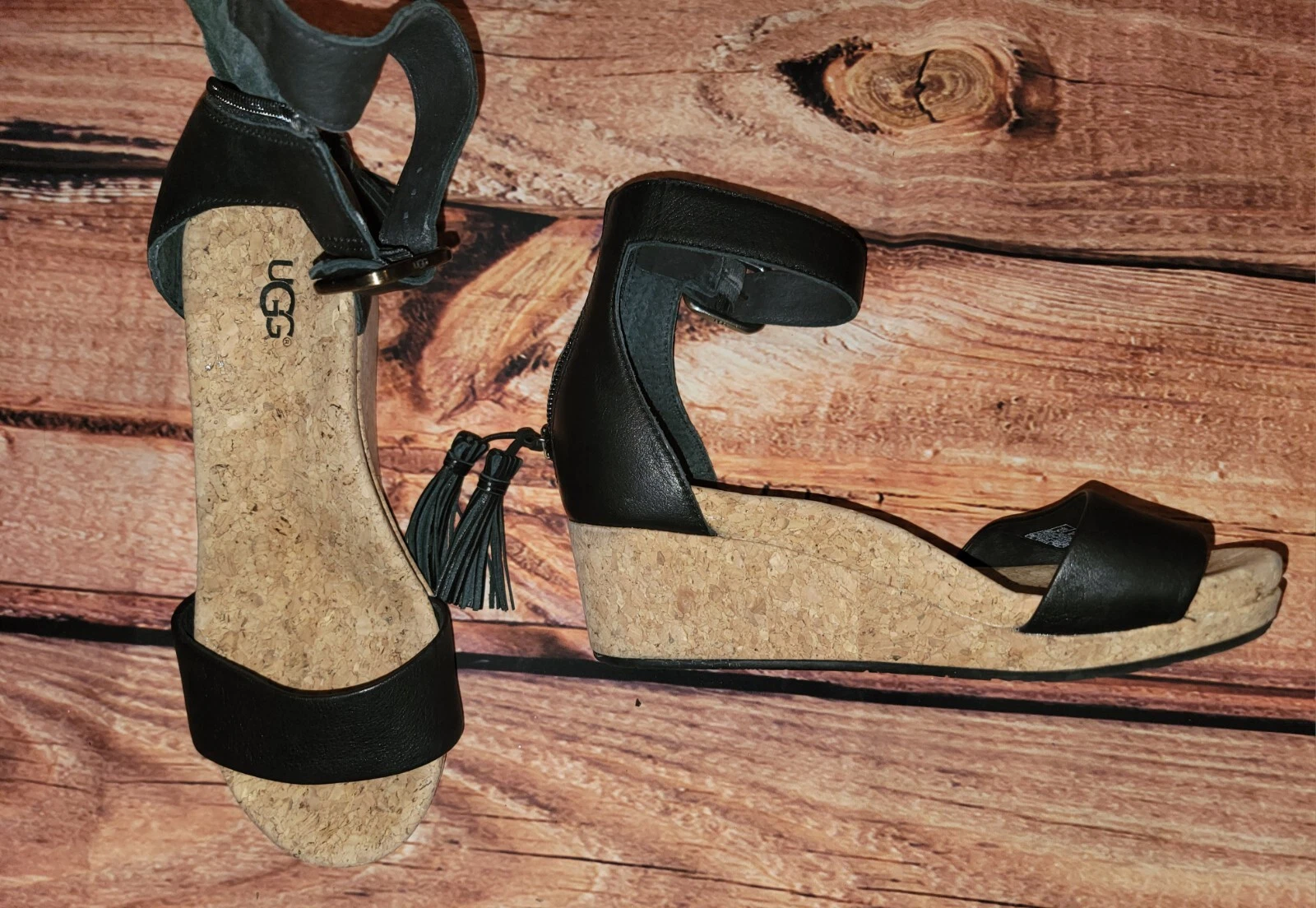 Ugg sandali donna zeppa 6 5 nappa 6 1 2