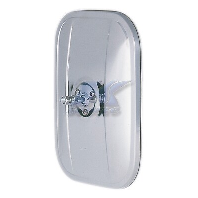 K Source RH057 Exterior Mirror; Aftermarket Replacement; Single; Chrome; Manual;