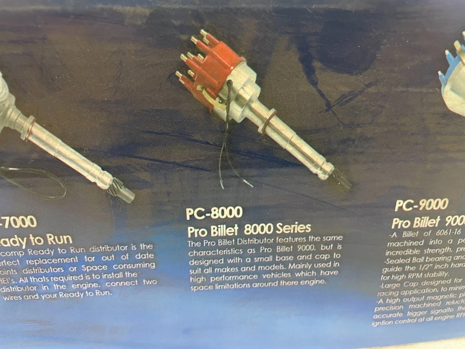 Distribuidor Procomp PC-8001M para Chevy V8 Street Pro-Billet con avance de vacío Foto 3 de 4