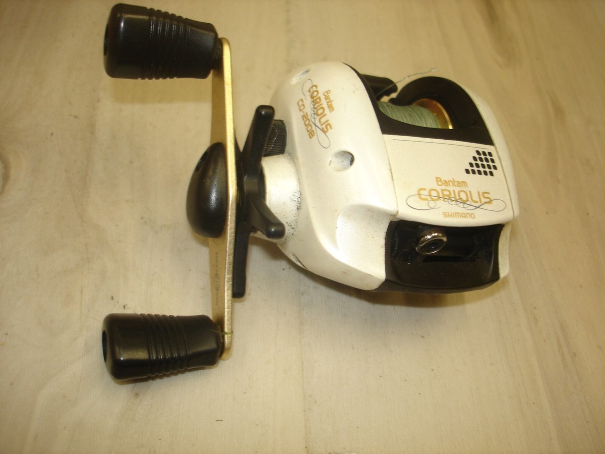 Shimano Bantam Coriolis CO-200B White Baitcast Baitcasting Fishing