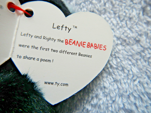 LEFTY DEMOCRATIC DONKEY - TY BEANIE BUDDY 14 inches - USA EXCLUSIVE - DEMOCRATS - Picture 9 of 11