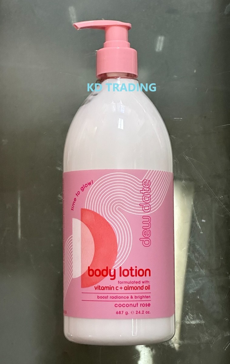 DEW DATE Vitamin C Almond Oil Radiant Boost Brightening BODY