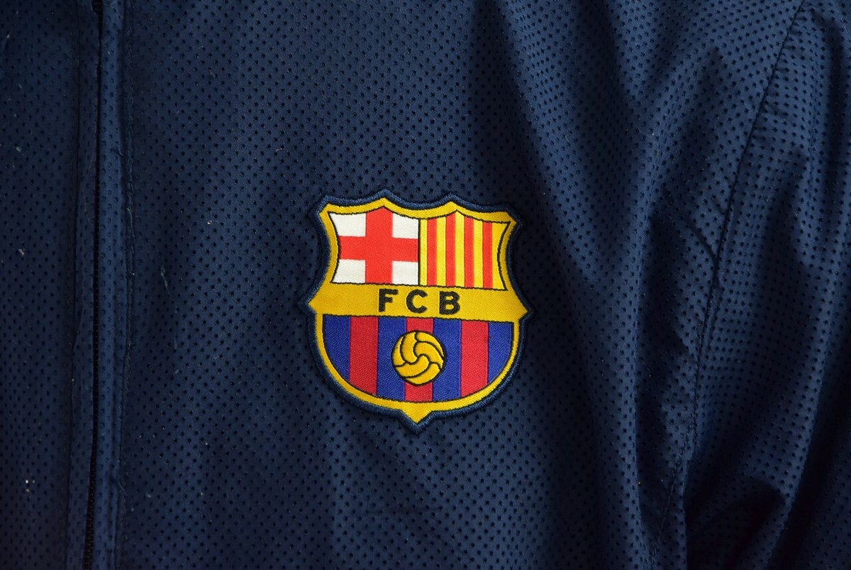 NIKE - NIKE ナイキ　バルセロナ　2009-2010シーズン　ジャケット　Lサイズ Barca 2009-10 NIKE FC Barcelona Jacket zip FOOTBALL SIZE L