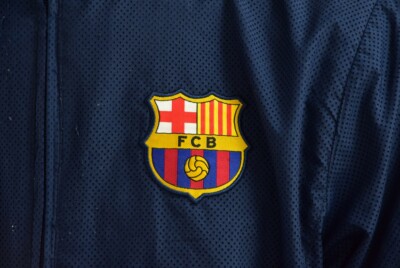 Barca 2009-10 NIKE FC Barcelona Jacket zip FOOTBALL SIZE L (adults