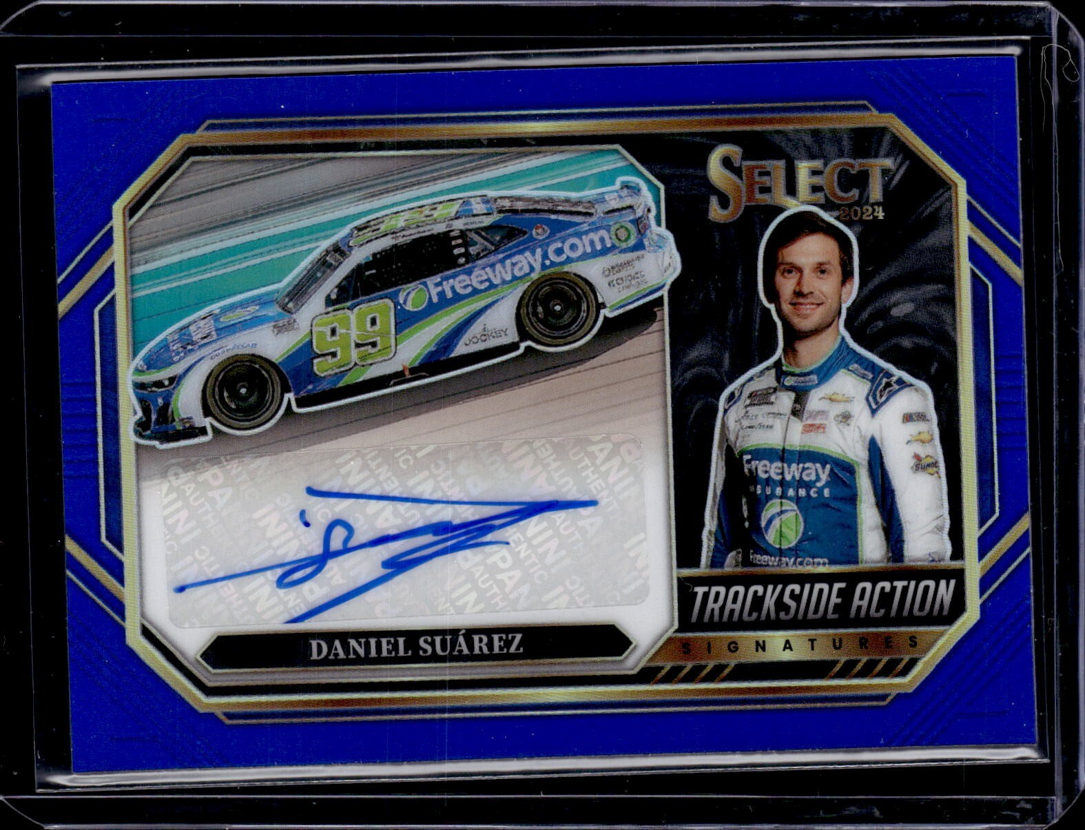2024 SELECT RACING TAS-DSZ DANIEL SUAREZ BLUE 02/99 TRACKSIDE ACTION AUTO!