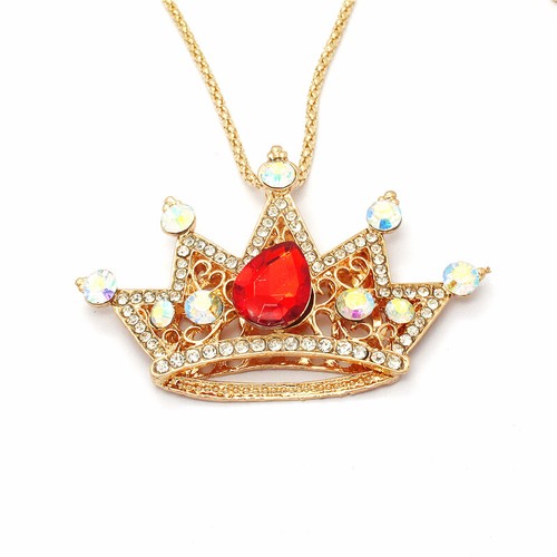Shiny Crystal Red Crown Rhinestone 