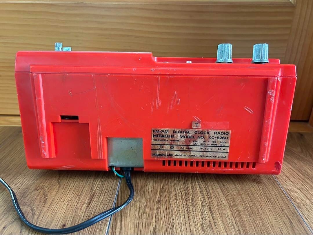 HITACHI FM/AM DIGITALデジタル クロックラジオ パタパタ時計 HITACHI FM/AM DIGITALデジタルクロックラジオ パタパタ時計