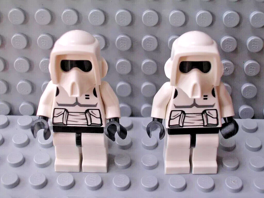 Lego Star Wars 8038 2x Biker Scout Trooper Minifigures SW0005A NEW and  Genuine