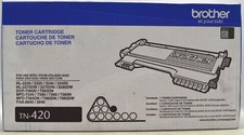 Brother TN-420 Black Toner Cartridge Genuine Original TN420 - NEW/SEALED