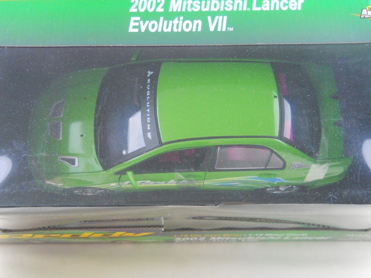 ERTL 2002 Mitsubishi Lancer Evolution VII American Muscle Greddy 1