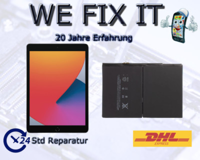 iPad 6-9 Akku Reparatur  ***Blitzversand*** Austausch des Akkus ** 24 Std