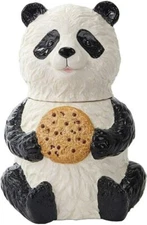 Pacific Trading Chinese Panda Cookie Jar Ceramic Cute Kitchen Accessory