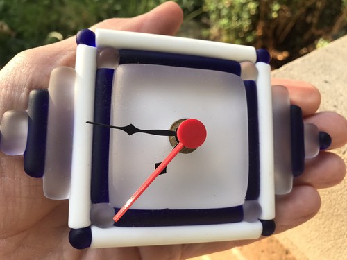 Vintage Mid Century Modern Table Clock Junghans Retro Mod MCM - Picture 10 of 22