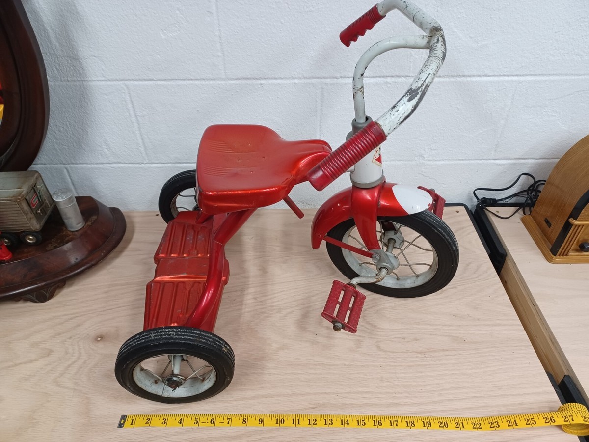 Vintage Junior AMF tricycle Pressed Steel Toy Old Trike Bike Made In USA...  | eBay
