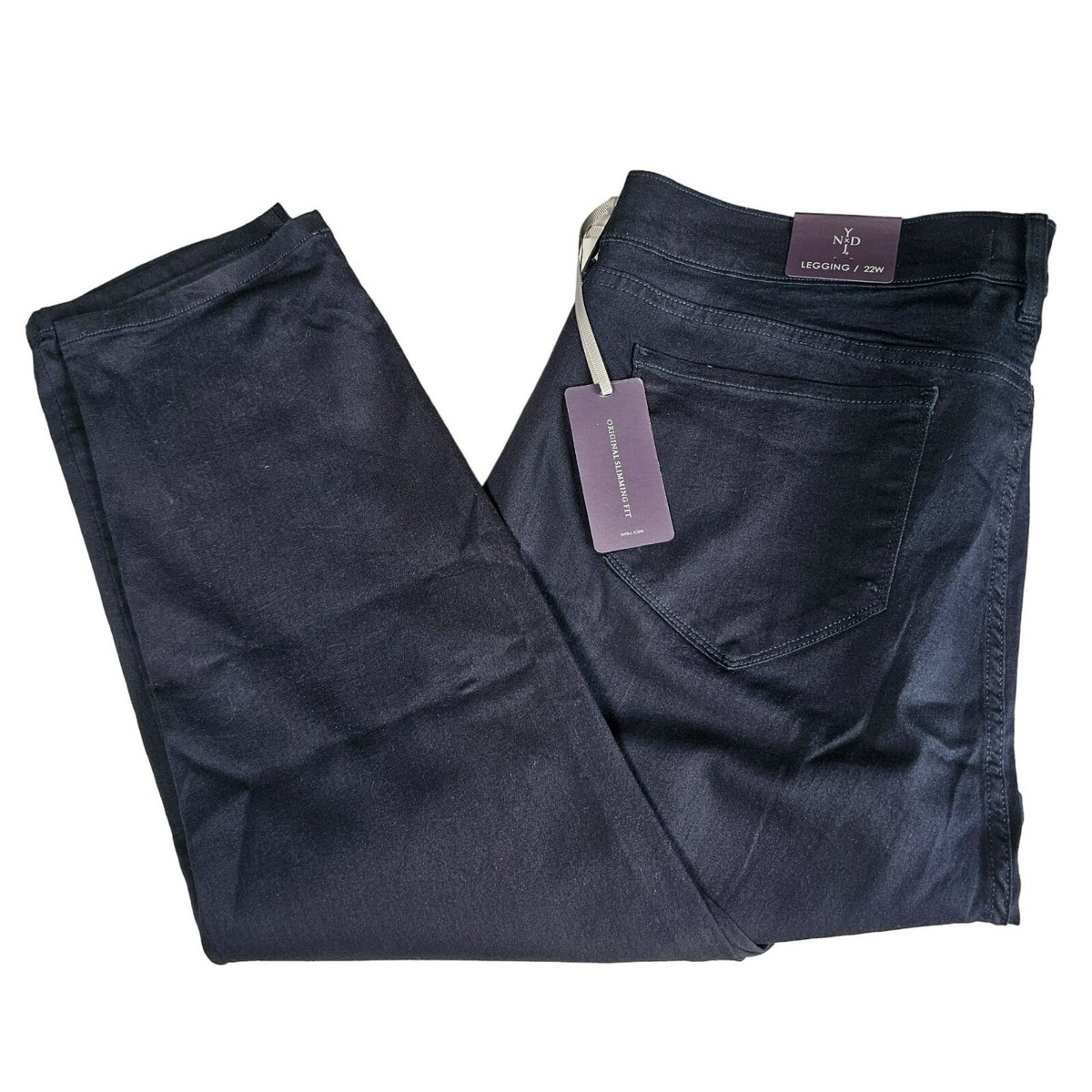 Nydj Ladies Navy Blue Pants NYDJ Not Your Daughters Jeans Leggings