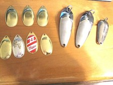 Vintage Mepps #5 AGLIA & #4 Spinner Lures Made In France 3 Gator spoons custom