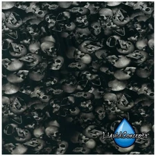 Hydrographic Film | Hydro Dip Film | Skeleton Heads  19" x 7 Feet