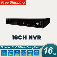 Deeplet 16CH NVR, 5MP IR Network IP Camera CCTV System Lot (NDAA Compliant)