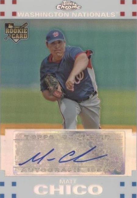 2007 Topps Chrome - Matt Chico #338 White Refractor /200 (AU) for sale ...