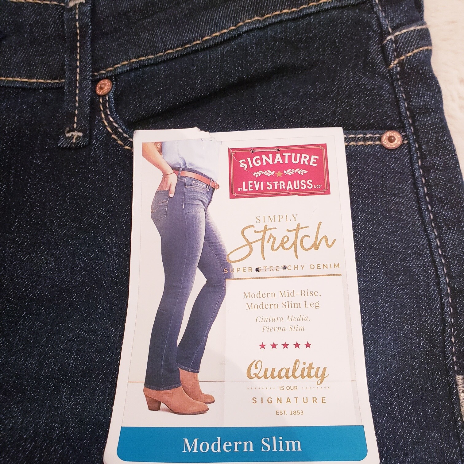 levi signature modern slim jeans