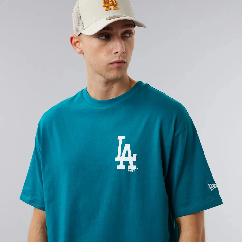 New Era League Essential Los Angeles Dodgers Oversized T-Shirt - Black