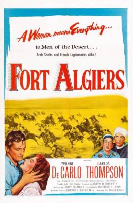 Fort Algiers Poster Carlos Thompson Yvonne De Carlo Leif Erickson OLD PHOTO