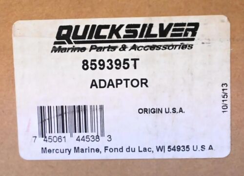 Mercury Quicksilver Adaptor Plate 859395T Exhaust Expansion Chamber OEM/Genuine - Foto 1 di 12
