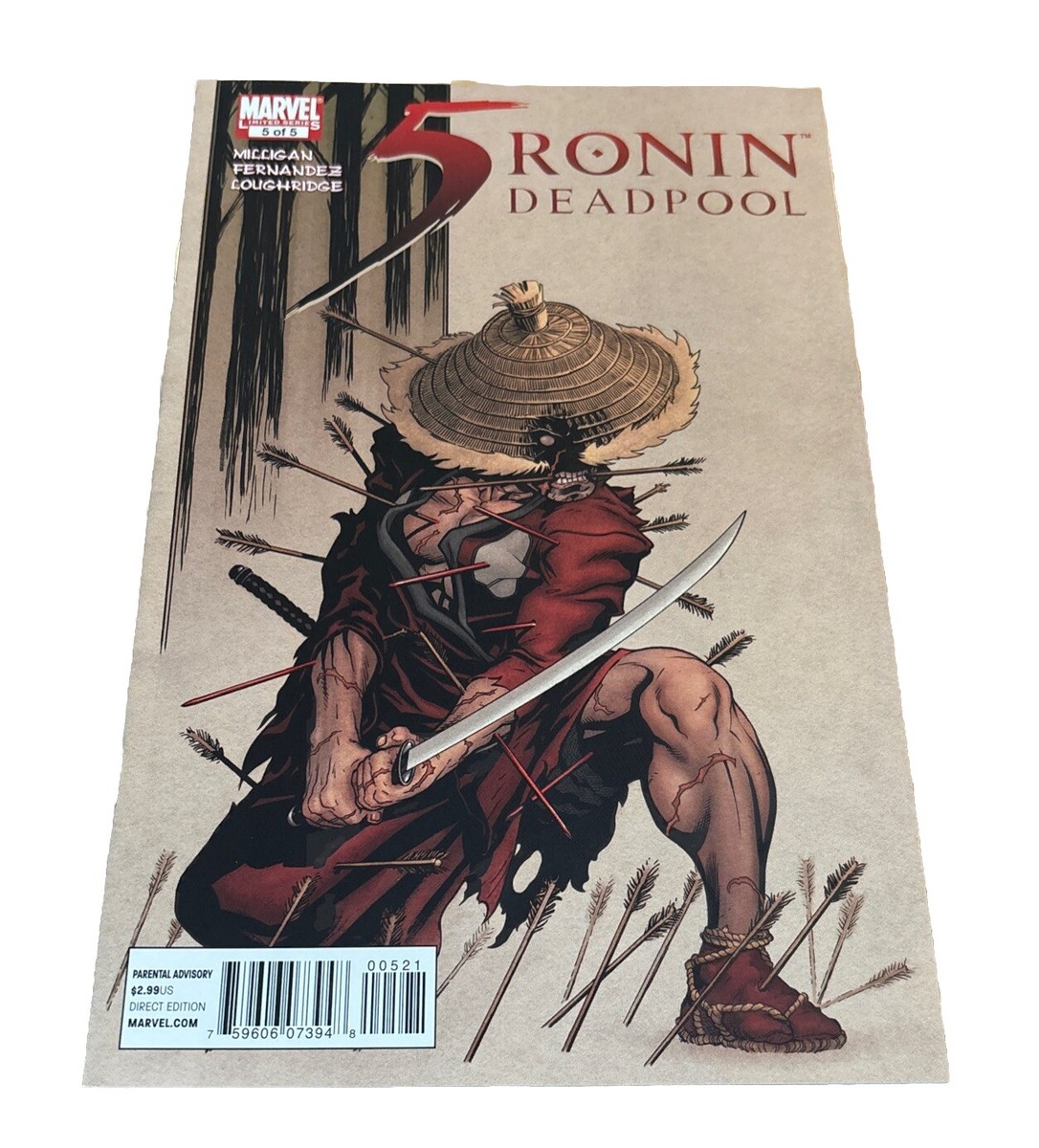 Marvel 5 Ronin Deadpool #5 Variant Cover (2011) - Milligan