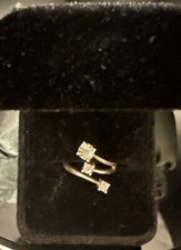 Estate 3 Diamond Diamond Art Deco Ring in 925 Limited Additional By Halo Diamond