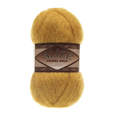 (29,90  /kg) NEU 100g Alize Angora Gold Simli - Tolle Farben mit Glitzer NEU