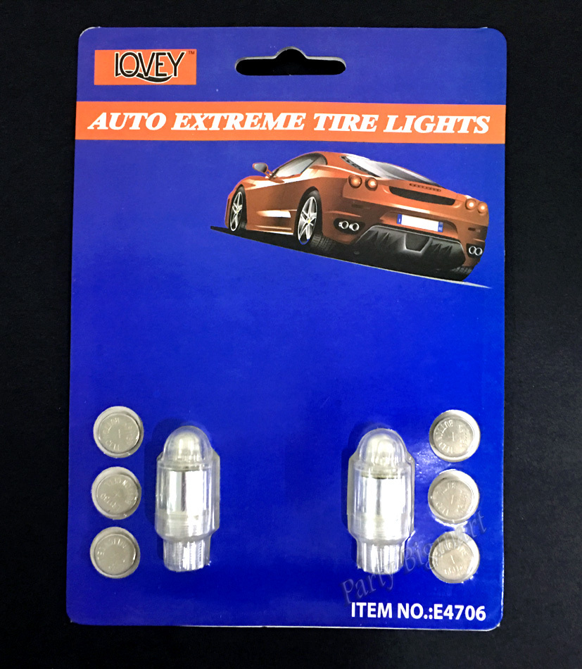 New LED Auto Wheel Tire Lights Motion Activated Valve Stem LED
