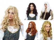 Lockenperücke Damen Perücke Joy lang gelockt 5 versch. Farben Karneval Fasching