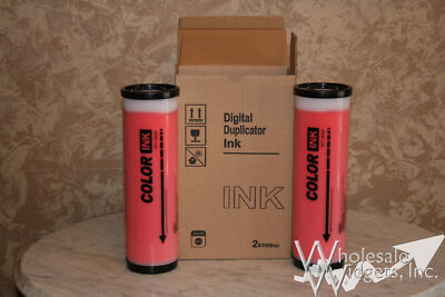 2 GR Bright Red Inks Compatible With Riso For Risograph FR GR RA RC RP