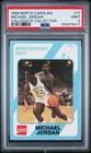 1989 Collegiate Collection #17 Michael Jordan North Carolina PSA 9 Card Bulls