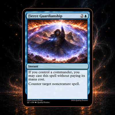 Fierce Guardianship - Custom MTG card