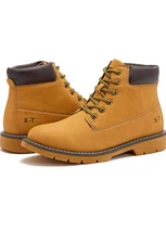 Hi Tec Men's Reznor 6" Wheat Nubuck Vegan Soft Toe Work Boots Shoes Size 12