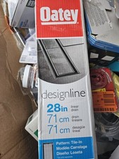 Oatey Designline 28" Stainless Steel Linear Shower Drain Tile-In DLS1280R2