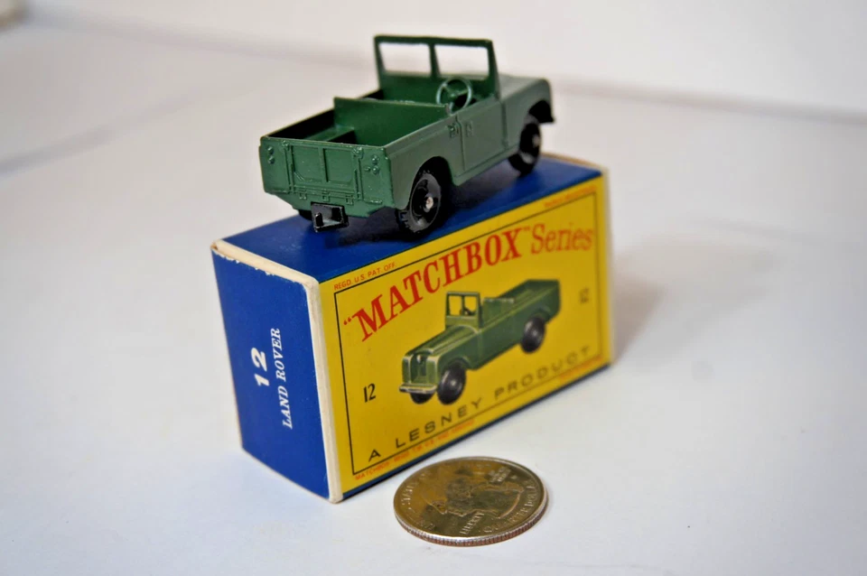 Matchbox Series #12 Land Rover in Crisp, Clean Box - Image 2 of 3