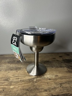 Orca 13oz Stainless Steel Margarita Tumbler with Lid Silver Sparkle
