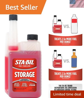 #ad Versatile 32 oz. Fuel Stabilizer Safe for All Gas Engines Prevents Corrosion $31.95