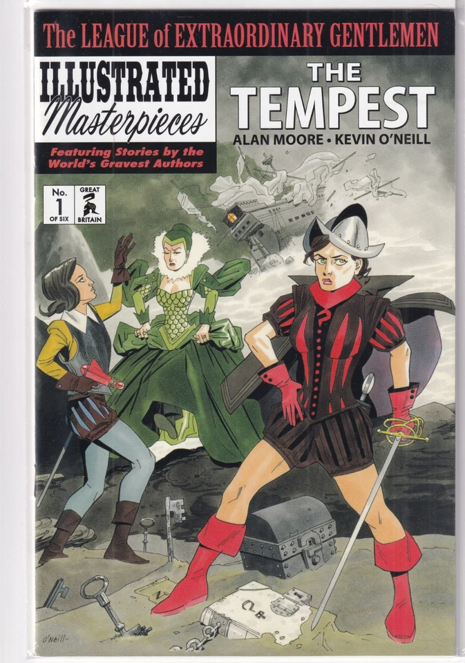 ➡ IDW ☆ League of Extraordinary Gentlemen The Tempest (2018) 1 ☆ Moore O'Neill - Photo 1/1